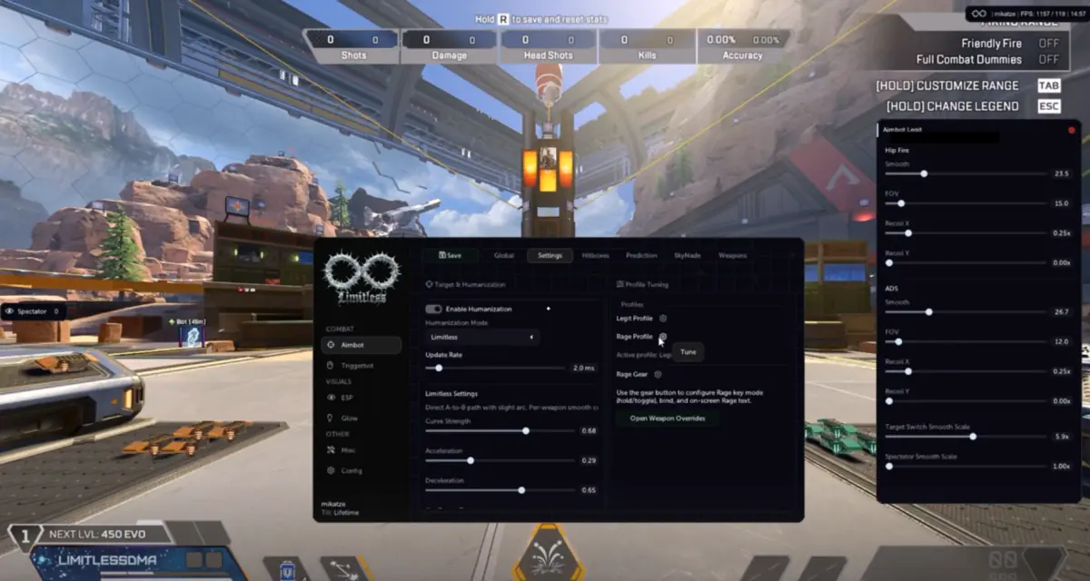 Limitless DMA — Apex Legends screenshot 3